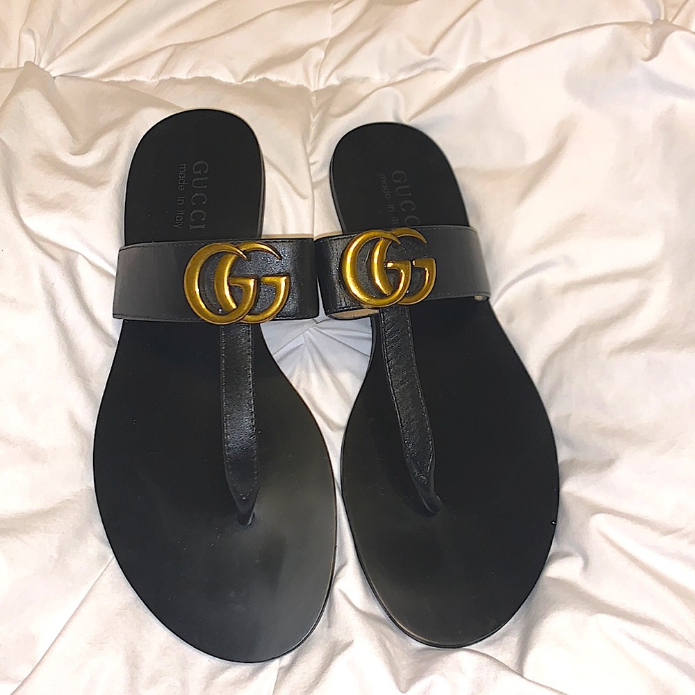 Designer♣️Black (Thong) Sandals
